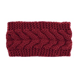 axy HBW2 Women's Knitted Hair Band, Winter Headband, Knitted Hair Bands (Red)