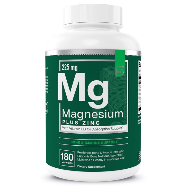 Essential Elements Magnesium & Zinc with Vitamin D3 for Sleep