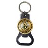 GENUINE TEXAS BRAND Custom Masonic Square and Compasses Key Chain