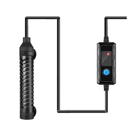QOSEREN Adjustable Aquarium Heater with ctrololler and Protective Cover,100W Fish Tank Heater for 10-15 Gallon Fish Tank or Turtle Tank