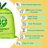 NaturePact USA Extra Thick 1 MIL Compostable Trash Bags, Drawstring,
