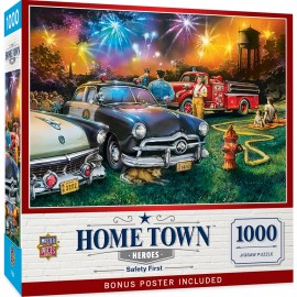 MasterPieces - Hometown Heroes - Safety First 1000 Piece Jigsaw Puzzle