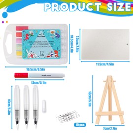 BAISHUWU Magic Puffy Paint, Foam Texture Blank Painting Paper, Foam Texture Painting Paper, Ultimate Magic Texture Painting Set, DIY Foam Texture Painting Paper, Gifts for Boys and Girls