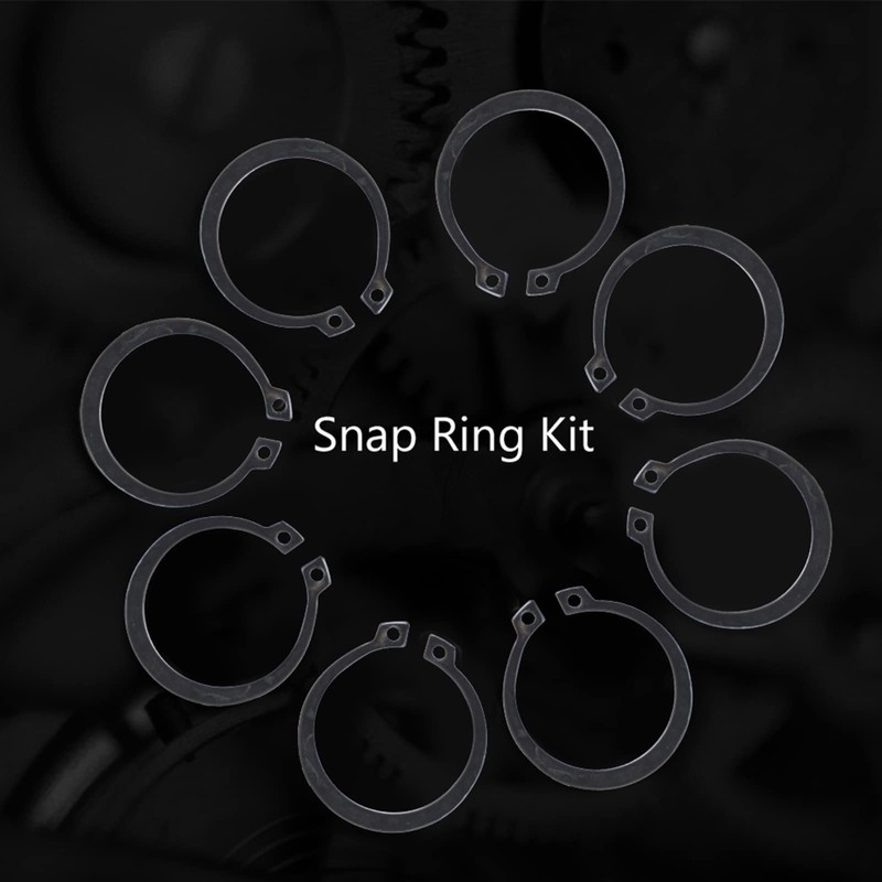 300Pcs E-Clip E-Clip Replacement Set External Retaining Assortment, 2mm to