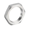 uxcell Cast Pipe Fitting Hex Locknut, 304 Stainless Steel Hex