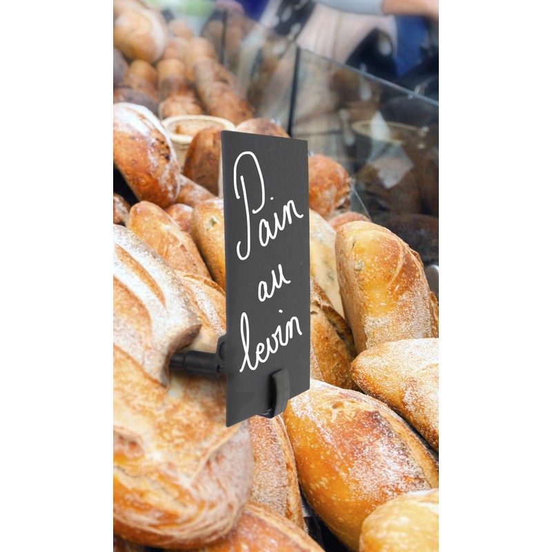 American Metalcraft TAGA6WT Chalk Card, Mini, Black, Small