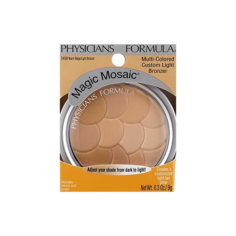 Physicians Formula Magic Mosaic Multi-Colored Bronzer, Highlighting, Contour Powder, Warm