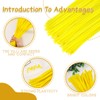 Zxiixz 100Pcs Pipe Cleaners, Pipe Cleaners Craft, Creative Craft Pipe