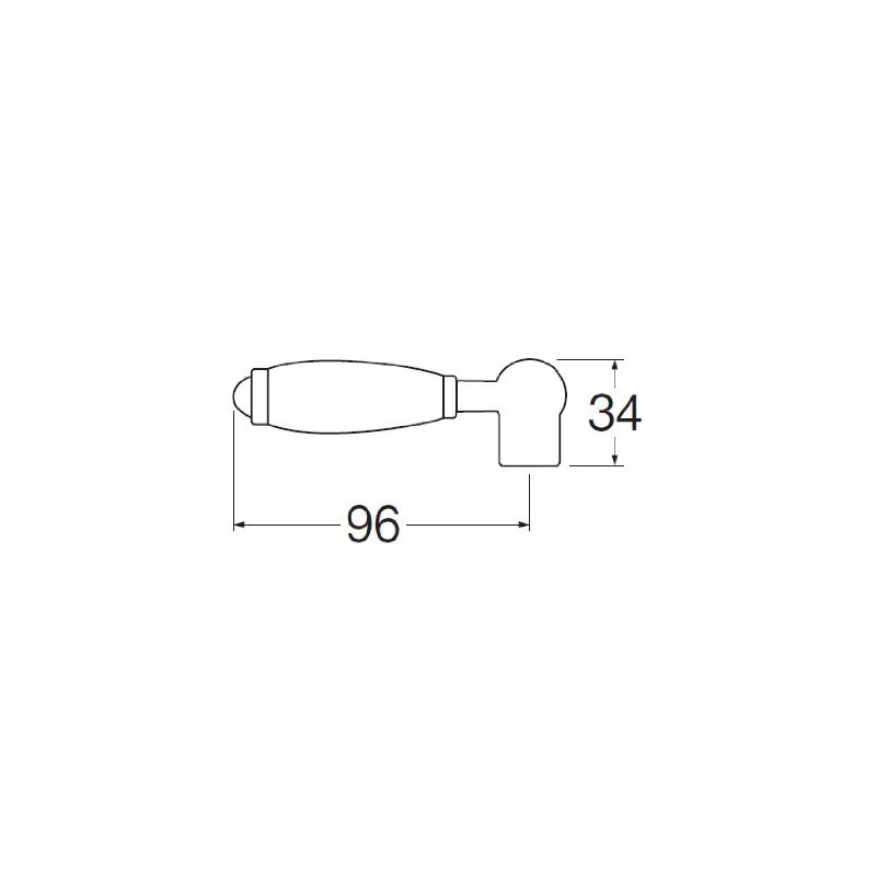 SANEI PR2102F-2-B Ceramic Lever, One-Touch Operation, Screw Stop, For Water,
