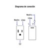 Volteck PA-APCO15-LN, Placa armada negra 1 interruptor sencillo 1 contacto