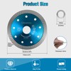 Uouteo 20 Pcs Diamond Saw Blade, 4.5 Inch Super Thin