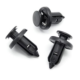VVO Fasteners- Black Plastic Front Wheel Arch Flare & Trim Moulding Clips for Honda Civic, (Pack of 10)