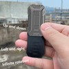 Push Card Slider Magnetic Push Card Zinc Alloy Crisp Sound