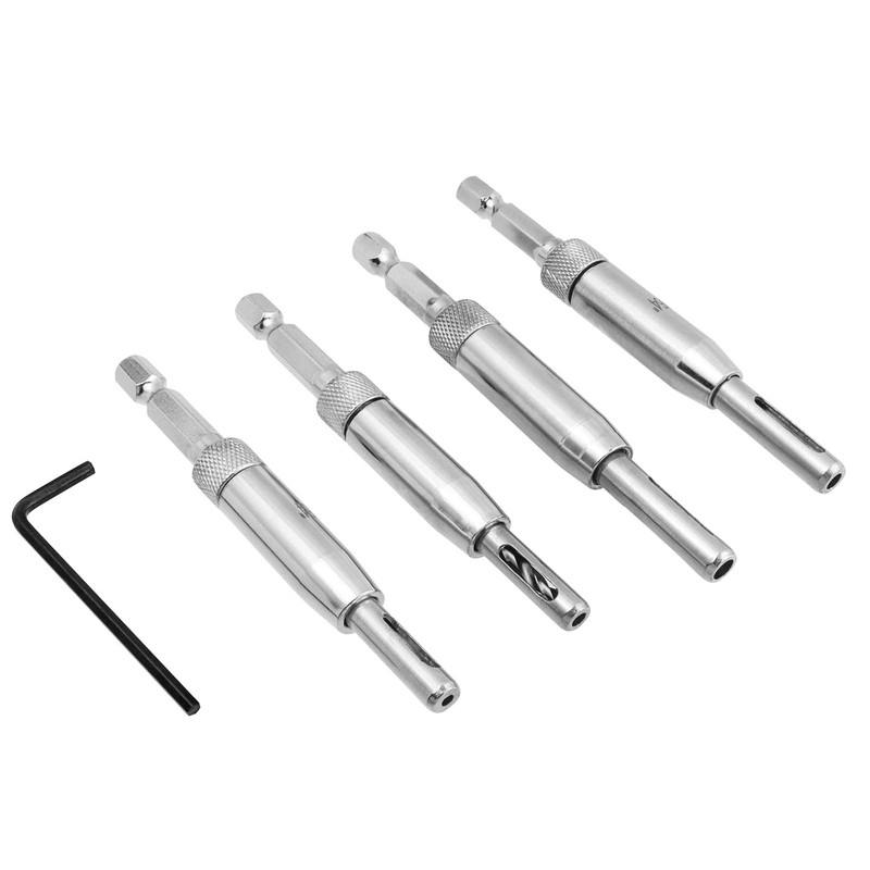 Wolfrid Center Drill Bit Set, Center Extrusion, Hinge, Drilling, For