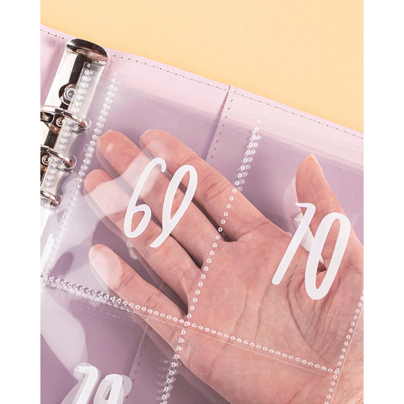 JEJA 100 Folder Saving Challenge, Budget Planner, Save €5050, Savings