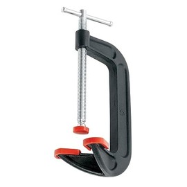 BESSEY DHCC-6, 6 In. Double Headed C-Clamp, red/black
