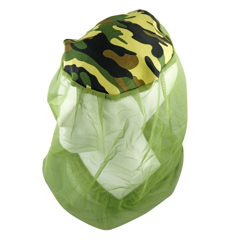 SE Camouflage Mosquito Head Net - One Size Fits Most,