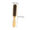 Healvian Men's Wooden Beard Brush Soft Bristles Grooming Kit for