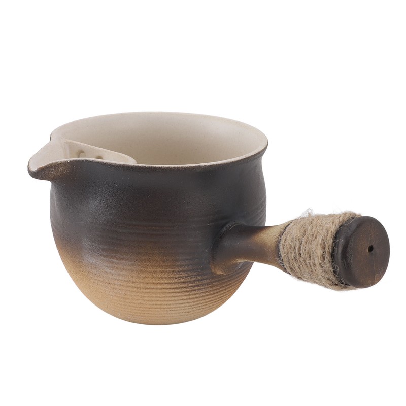 Chinese Ceramic Tea Pot Portable Versatile Large Capacity Side Handle