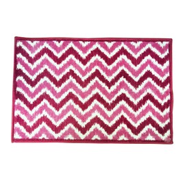 Bacati - Mix N Match Ikat Zigzag 24 X 36" Rug (Pink)