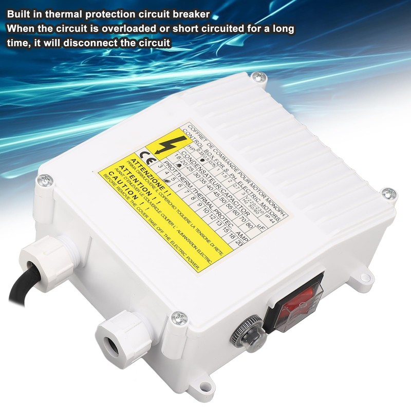 Well Pump Control Box, Suction Pump Controller, 370W Submersible Pump,