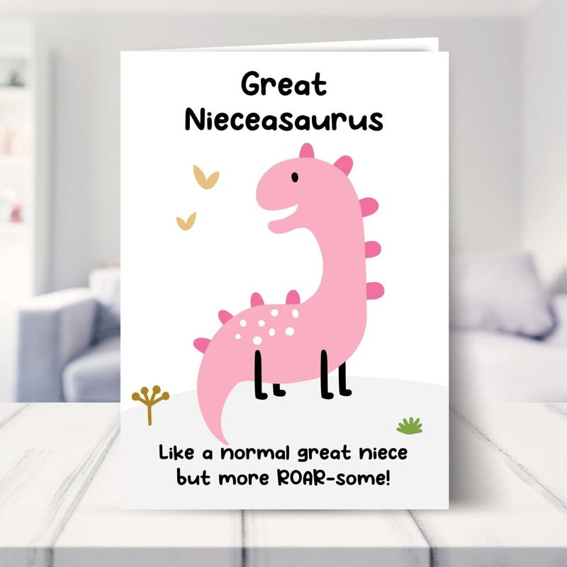 Great Niece Birthday Cards from Auntie and Uncle - Great