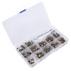 Punk Rivets Bucket Shape Spikes Zinc Alloy Craft Making Accessories