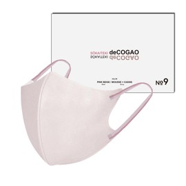 [Refreshing Comfort] deCOGAO Small Face Mask No.9 Long Face 3D Mask 18 Pieces Small Cool Sensation Mask Non-woven Fabric Bi-color 3D Mask Complexion Mask Cool Sensation Contact Cool Sensation Cute