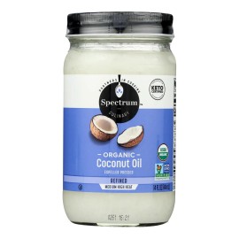 UD_Spectrum Naturals Organic Refined Coconut Oil Case of 12-14 Fl Oz