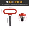 Magnetic Hitch Pin,1/2" Lawn Mower Trailer Handle Hitch Lock Pins