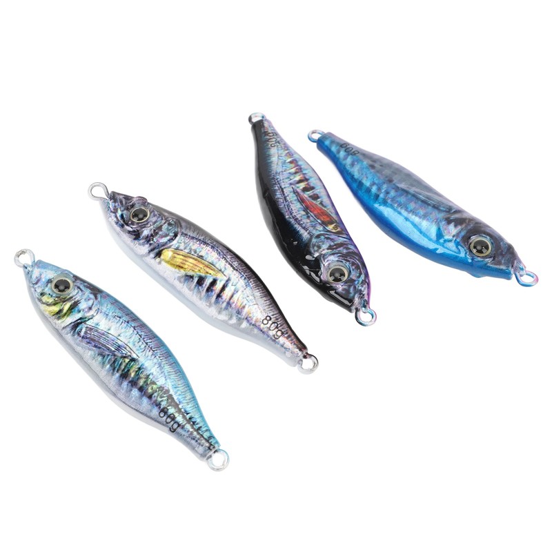 Fishing Lures 3D Spray Painting Simulated Luminous Iron Fishing Baits