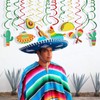 15Pcs Mexican Fiesta Party Decorations Hanging Swirl Decorations Cinco De
