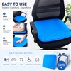 Gel Seat Cushion for Chair Comfort – Breathable Honeycomb Cooling