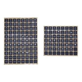 Voswitch Button Stickers Sheet for Vehicle and Boat