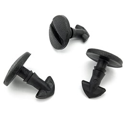 VVO Fasteners- Black Plastic Tow Eye Cover Clips for Land Rover Discovery, Freelander, Range Rover Sport, (Pack of 10)