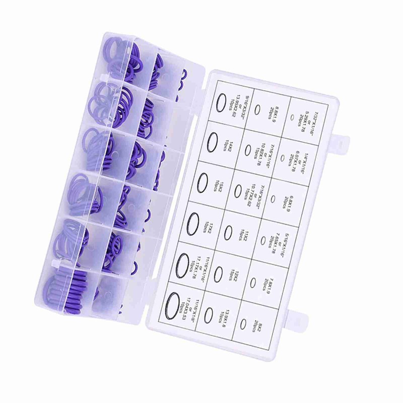 270pcs Assorted Car Air Conditioning O Ring Seal Gasket Set