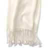 Pure Cashmere Pashmina Shawl 3 Ply Natural
