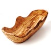 DAS OLIVENHOLZBRETT® Baguette Bowl, Olive Wood, Bread Bowl, Natural Rim,