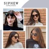 SIPHEW 2PCS Polarised Sunglasses Womens Classic Trendy Ladies Sunglasses with