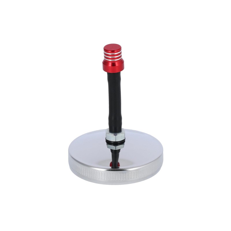 Fuel Cap with Bleed Valve Red/Chrome - for Simson S50,