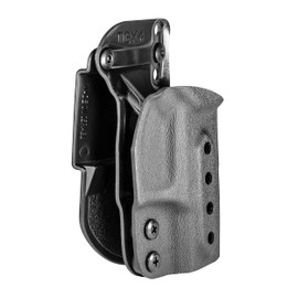 Fobus TGX4 Concealed Carry Holster for Taurus GX4 Pistol, Optics Ready, Tuckable IWB and OWB, Right Handed Black