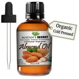 Unrefined Sweet Almond Oil 100 Pure Virgin  Cold Pressed  Hexane Free  Natural Moisturizer Great For Hair, Skin  Nails  Carrier Oil  Great To Dilute  