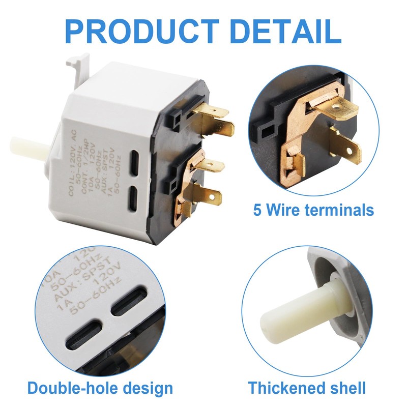 W10117655 Dryer Push to Start Switch Compatible with Some Crosley