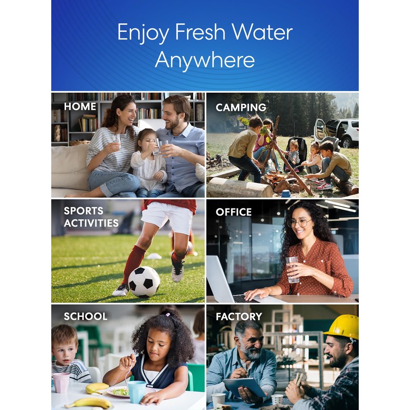 Brio Universal Water Bottle Pump | Manual Water Pump 1-5