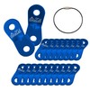 DaLaCa Aluminum Universal Hardware Rope Tensioner Tent Tarp Rope for