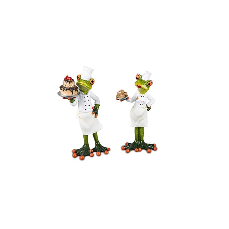 formano Set of 2 Funny Frogs Frog as a Baker,