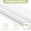 Litabel White Fabric Snap-in Shower Curtain Liner Replacement, 70W x