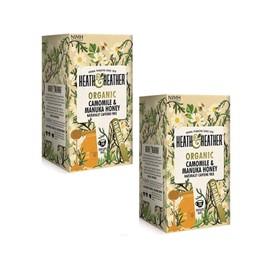 Heath & Heather Bio Kamillengeschmack Manuka Honig natürlich koffeinfrei - 2 x 20 Teebeutel (60 g)