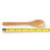 BambooMN 6.25" Reusable Solid Bamboo Teaspoons - Dining Flatware -