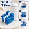 8 Pack Nappy Bin Refills layer Anti-Odor Compatible with Most